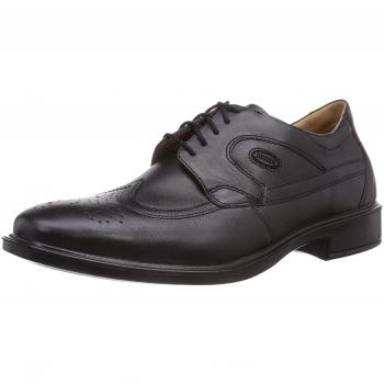 Jomos Herren Schwarz Schnürhalbschuhe
