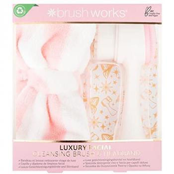 Brushworks Set Cepillo + Diadema Limpieza Facial 2uds