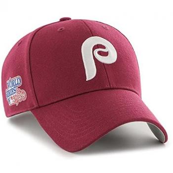 47 Brand Baseball Kappe Philadelphia Phillies – Weltmeister 2024, Rot