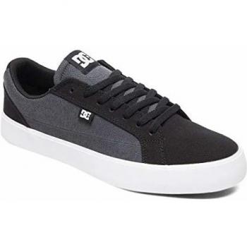 DC Shoes Lynnfield SE Skateboarding Shoe for Men - Black/Grey/Black - Size 43 - Low-Top Sneaker
