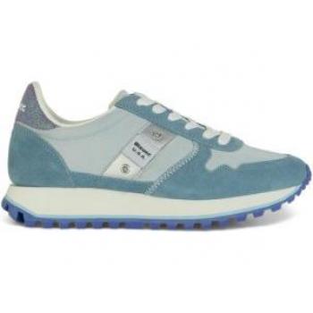 Blauer Millen 01 Zapatilla de Piel Azul