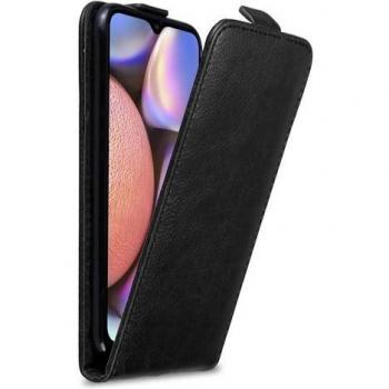 Coque flip noir nuit pour Galaxy A10s/M01s, étui portefeuille
