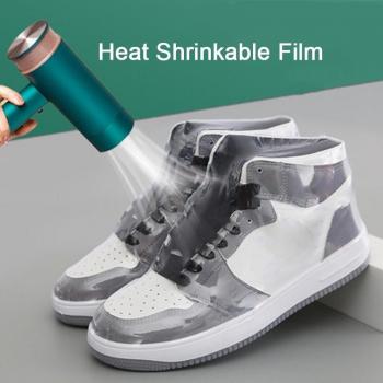 100pcs Transparent PVC Heat Shrink Film Bags for Storage