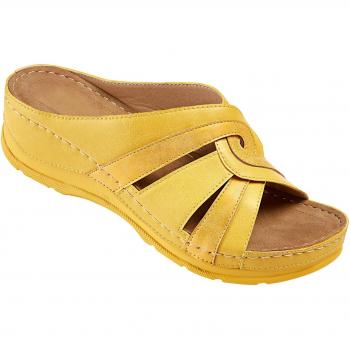 Komfort-Pantolette Beate in Braun