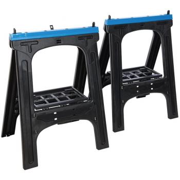 Silverline Portable Saw Horse Trestle Twin Pack 973048