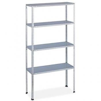 Relaxdays Scaffale Metallico Zinguato 200kg 150x75x30 cm – Spazio Versatile