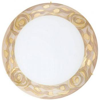 KOLARZ Serena Ceiling Fixture, Cream, Ø 40 cm, Metal/Glass