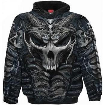 Spiral Direct Unisex Skull Schutz Hoodie S schwarz