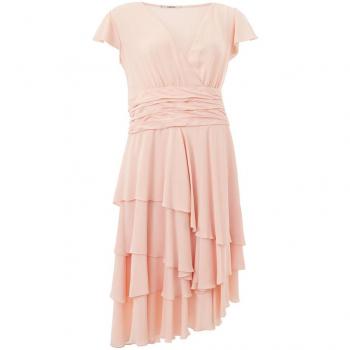 Midnight Pink Acetate Midi Dress – Lardini XS