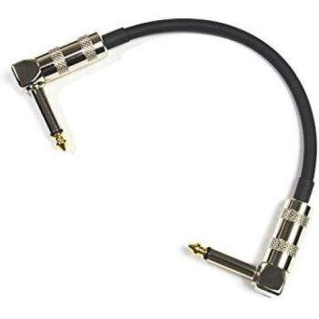 Belden 9395 0.8‑ft L‑Plug Patch Lead