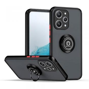 Funda Mate Borde Negro Anillo 360 para Xiaomi Redmi 12