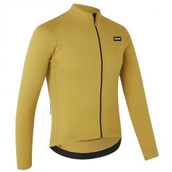 GripGrab Merinotech Thermo-Trikot Langarm Gelb