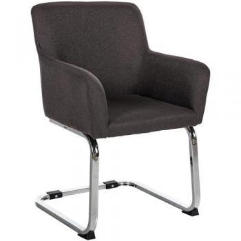 Silla de Comedor Puka Negro en Tela