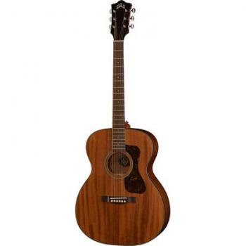 Guild OM‑320 Acoustic Guitar – Natural Mahogany