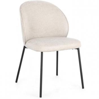 Silla Iperbriko Negro/Beige 54x60x83cm – Confort Moderno