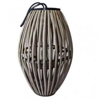 Lanterna Lucille Vimini Grigio