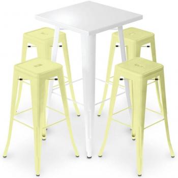 Industrial Metal Bar Stool Collection
