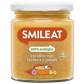 Smileat Tarrito Ecológico Cocidito con Ternera y Jamón 230g