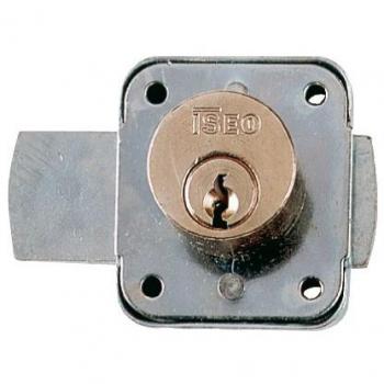 Blocco Iseo 108.214 per porte mobili in ferro e acciaio zinc