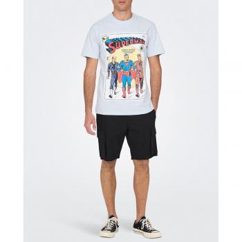 Pantalón Corto Cargo de Lino para Hombre