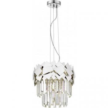 Celine 4-Light Crystal Laser-Cut Fixture by Impex