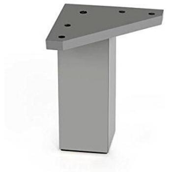 PATA MESA ALUMINIO MATE ABS 40X80 MM