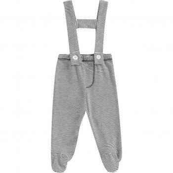 Summer Striped Print Baby Boy Suspender Pants 0-18M
