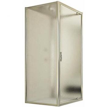 Mampara Abatible Ducha Vidrio Impreso 75x70x75 cm H198