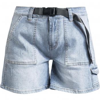Pantalón Corto Cómodo con Cinturón para Mujer - RED by EMP