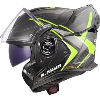 Casco LS2 FF901 Advant X Carbon Future II Amarillo Mediano