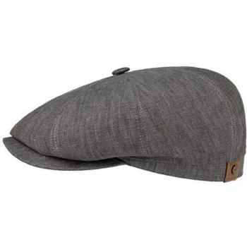 Stetson Women's Hatteras Newsboy Cap - Grey - 55 cm