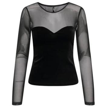 Blusa Preta de Manga Longa Only