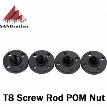 Vis trapézoïdale T8 POM, plomb 1mm, 2mm, 4mm, 8mm, 1 pièce