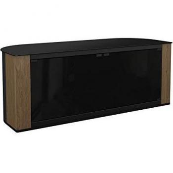 AVF Gallery FS1200GARW TV Stand in Black and Brown