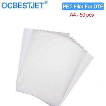Film de transfert DTF PET A4, 50 pièces