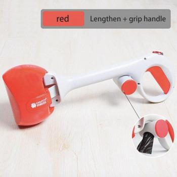 Durable 2-in-1 Dog Poop Scoop with Handle