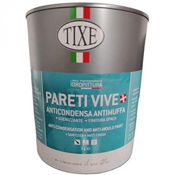 Idropittura Antimuffa Pareti Vive 01 lt Bianco Tixe