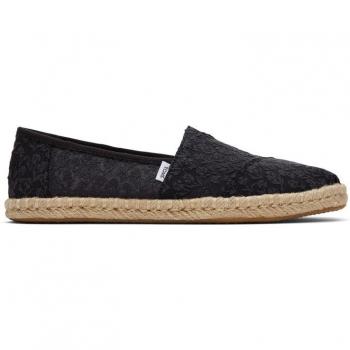 Calzado mujer Alpargatas Toms Alpargatas Rope Negro