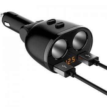 Chargeur de voiture 2 voies avec double USB 3.6A pour iPhone et GPS