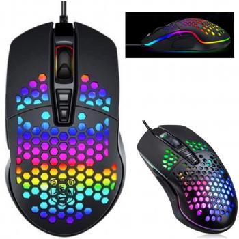 Gaming Mouse Andowl QM1 7 Botones RGB y Cable USB