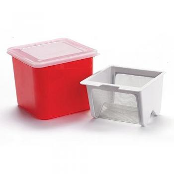 Cuisipro Kunststoff Aufbewahrungssystem, rot, 2er Set