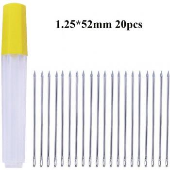 Leather Hand Stitching Needles Set - 20PCS Stainless Steel (4.4/5.2/5.8/7.0cm)