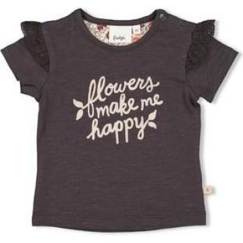 Feetje T-Shirt Wild Flowers Dunkelgrau
