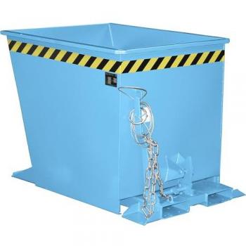 Kiepbak GU-RZ30, sécurité de basculement, 300 l, bleu RAL 5012