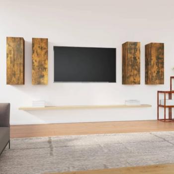 Mueble de salón vidaXL 4 uds madera contrachapada 30,5x30x90cm