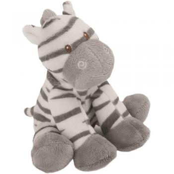 Suki Baby Small Zooma Soft Boa Plush Rattle with Embroidered Accents