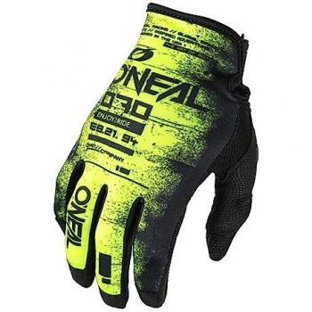 Oneal Mayhem Scarz Guanti da motocross Nero Giallo L
