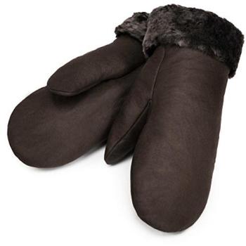 Lammfell-Handschuhe Werner Christ Herren Braun 8 Stück