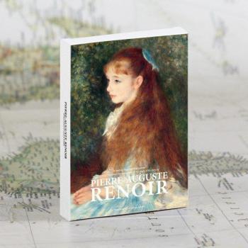 Sammlung von 30 Artikeln: Postkarten der Serie Pierre-Auguste-Renoir im Einzelstil, ideal für selbstgestaltete Grußkarten und als Tagebuchdekoration - Büroartikel
