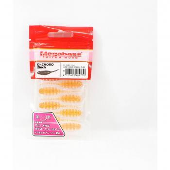 Megabass Leurre Souple Dr Choro 2 Pouce Transparent Orange Rouge Or